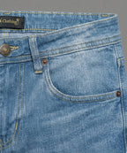 Casual Summer L-Blue Denim  Shorts- BR-0088