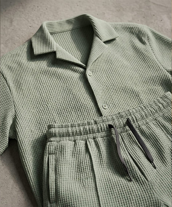 HR clothing Mens Thermal Co-Ord Set 3086/0706 -L-Green