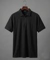 Men's T-Shirt Collar Black Tsh-7026