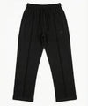 Men's Baggy Waffle French Trousers - Black Lwr-0592