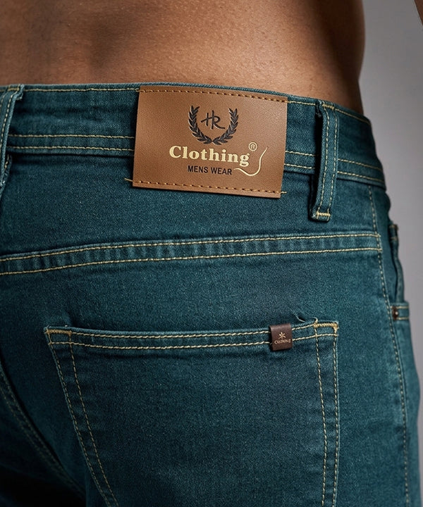 Men's Denim Slim Fit- JP-2222 Greenish