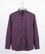 Men's Casual Shirt - Shc-1106 Dotted Maroon
