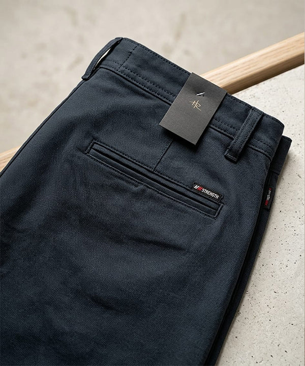 Men's Straight Fit Chino - Navy-Dotted - CP-0559