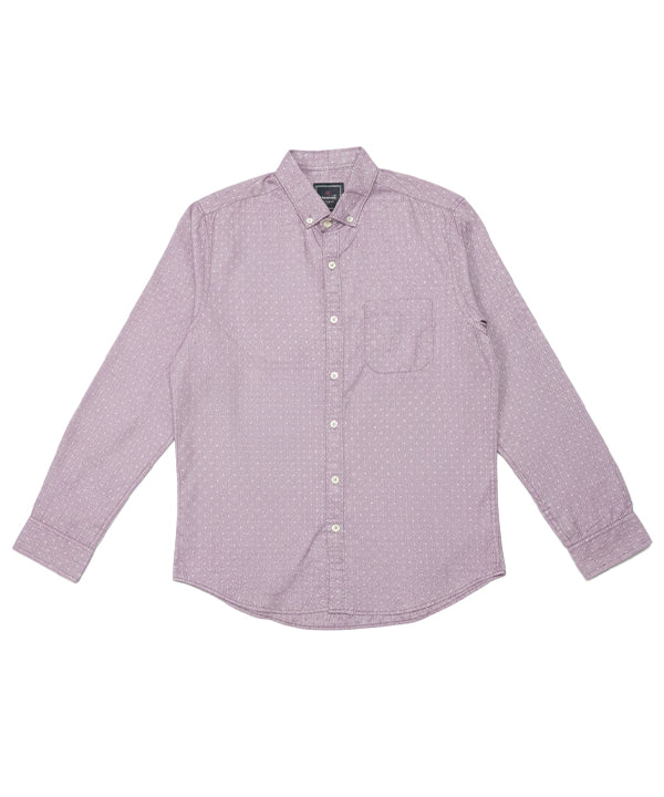Men's Casual Shirt - Shc-1480 Dotted Durple