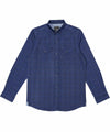 Men's Casual Shirt - Shc-1579 N-Blue Chk