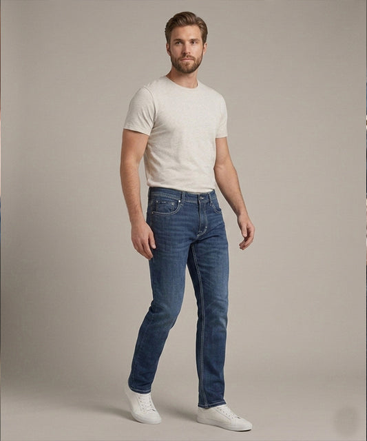 Men's Denim Tailored Fit- JP-2211 Navy