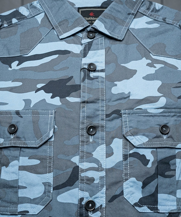 Men's Casual Shirt SHC-1466 ARMY BLUE