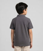 HR clothing Kids Half Sleeves Shirt - D-Grey BSH-0116