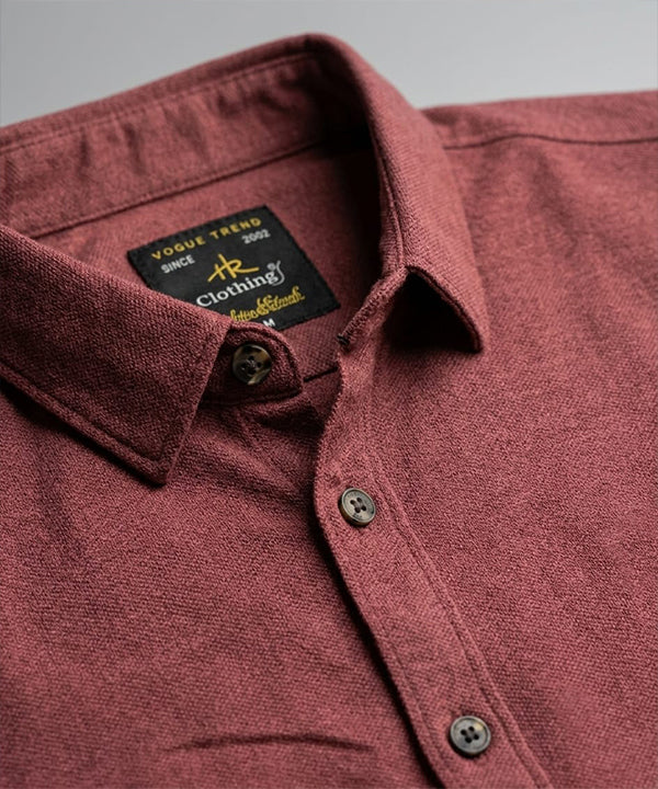 Men's Maroon Casual Half Sleeve Shirt – SHC-2028