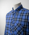 Men's Casual Shirt - Shc-1114 Blue Chk
