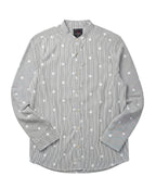 Men's Casual Shirt - Shc-1460 Black Stripe