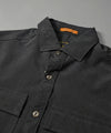 Men's Casual Shirt - Texture Black Shc-1970 Strech Fabric(ORG)