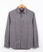 Men's Casual Shirt - Texture Grey Shc-1723 ORG