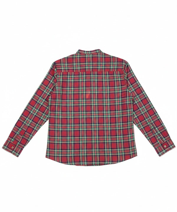 Men's Casual Shirt - Shc-1443 G/Red Chk
