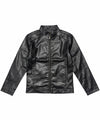 Men's Faux Leather Jacket Jk-0361 Black