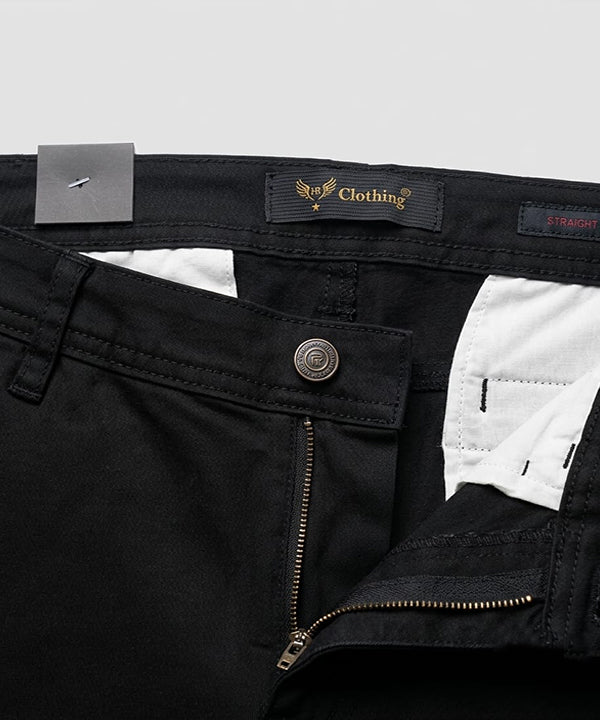 Men's Chino Straight Fit- Black CP-0555