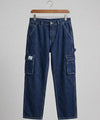 Men's Baggy 6 Pocket Denim- Jp-2246 N-Blue