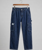 Men's Baggy 6 Pocket Denim- Jp-2246 N-Blue