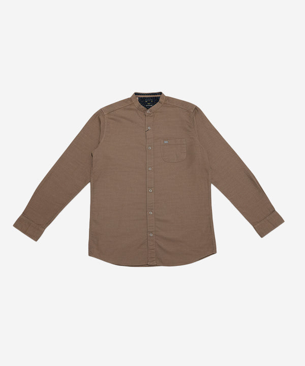 Men's Casual Shirt - Coffee Shc-1691 (ORG)