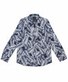 Men's Casual Shirt - Shc-1028 Blue Floral