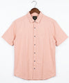 Men's Casual L-Pink Half Sleves Shc-2071