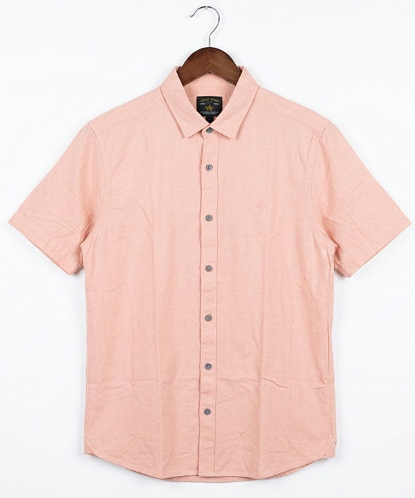 Men's Casual L-Pink Half Sleves Shc-2071