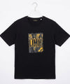 HR Clothing Men’s Printed T-Shirt – Black TSH-5734