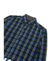 Men's Casual Checkered Shirt - Shc-1702 Blue Chk
