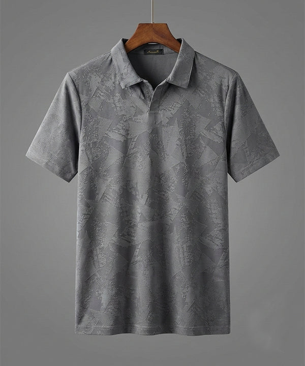 Men's T-Shirt Collar Grey Jhony Collar Tsh-7025