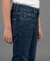 Boys Navy Blue Stretch Denim Jeans- Bjp-0305