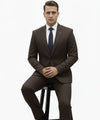 Formal Suit Gst-0122 Brown