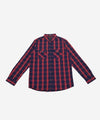Men's Casual Checkered Shirt - Red Chk SHC-1719 (ORG)