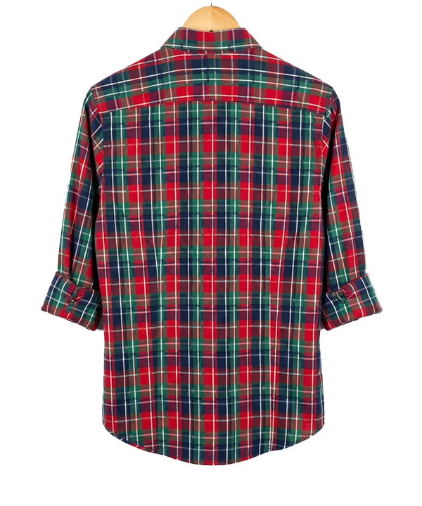 Men's Casual Shirt - Shc-1615 G-Red Chk