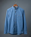 Men's Casual Shirt - Shc-1099 Texture Blue