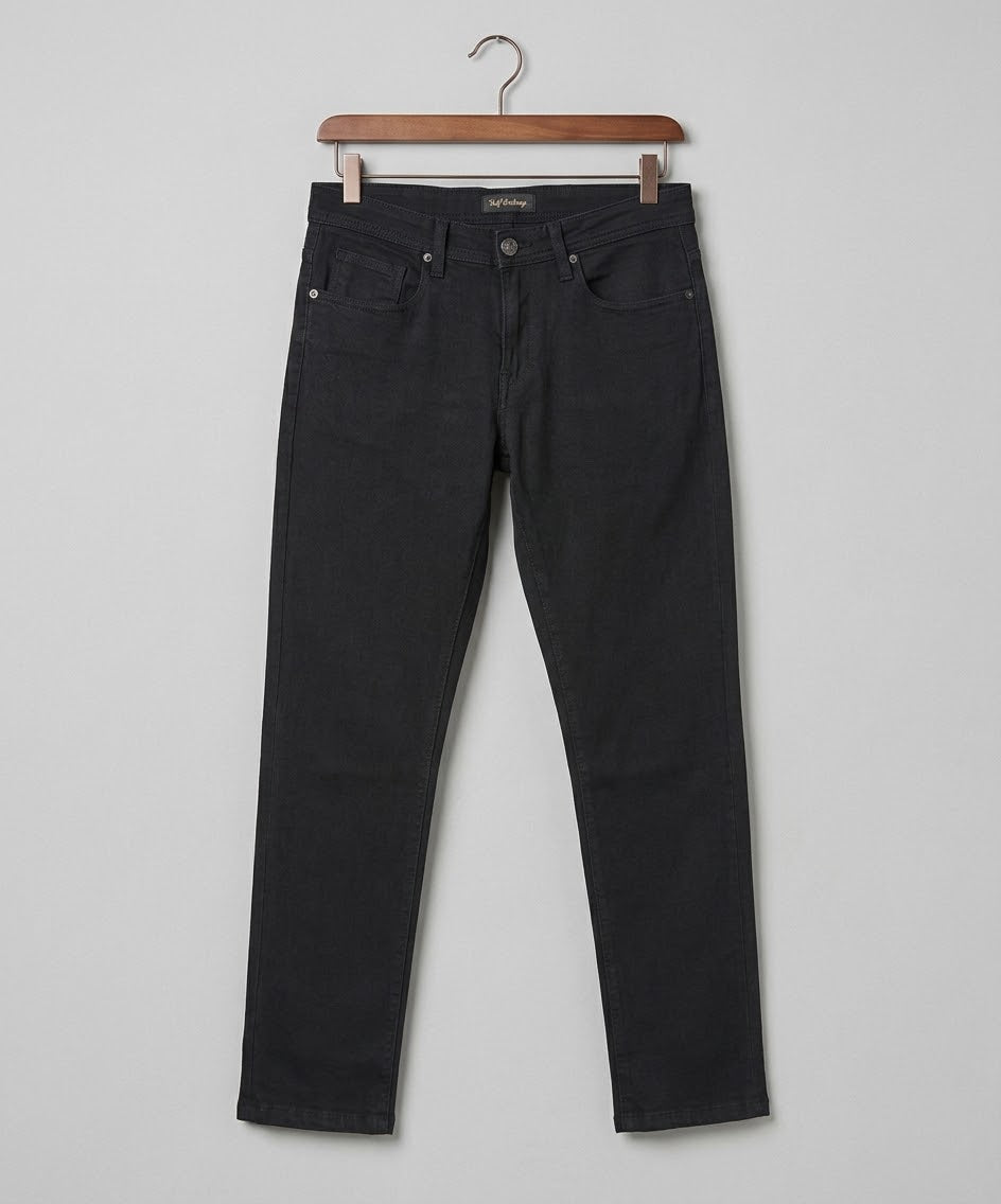 Men's Denim Slim Fit Jeans- Black JP-1908