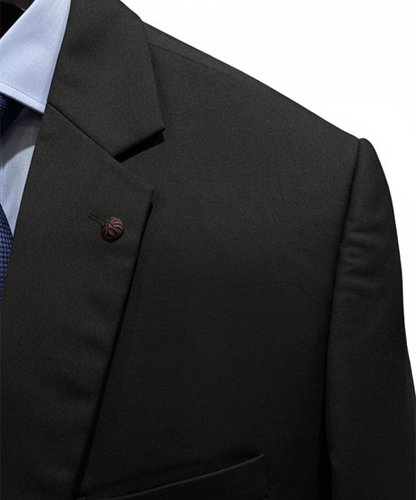 Formal Suit Gst-0123 Black 2 Button
