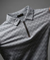 Men's T-Shirt Collar Grey Tsh-7022