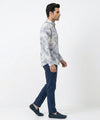 Men's Casual Shirt - Printed White Shc-1978 ORG