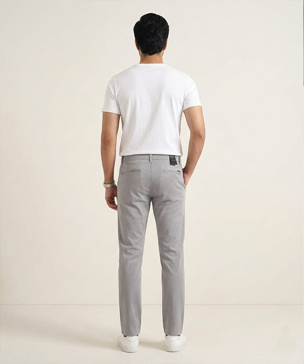 Men's Straight Fit Chino - Grey - CP-0558