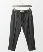 Kids Smart Baggy stretchable premium trouser Self Black Texture BLW-0136