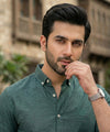 Men's Casual Shirt - Shc-1681 Green