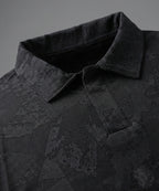 Men's T-Shirt Collar Black Jhony Collar  Tsh-7025