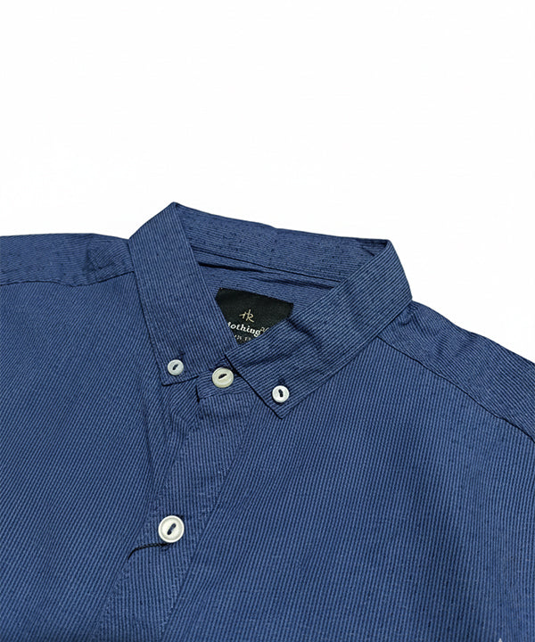 Men's Casual Printed Shirt - Shc-1484 Texture Blue