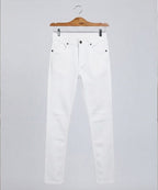 HR Clothing Women's Slim Fit Denim Jeans-LJP-0077–White