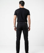 Men's Denim Slim Fit Jeans- Black JP-1812