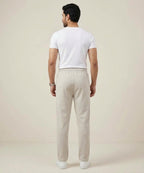 Men’s Inter Lock Smart Baggy Trouser– LWR-0714 Fawn