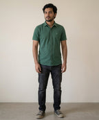 Men's Casual Green Half Sleeves Shirt Shc-2071