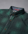 Men's Casual Shirt - Shc-1708 Green Chk