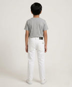 Boys Smart Baggy - White - Jeans - BJP-0317