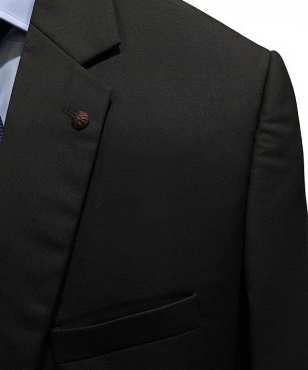 Formal Suit Gst-0125 Black 2 Button
